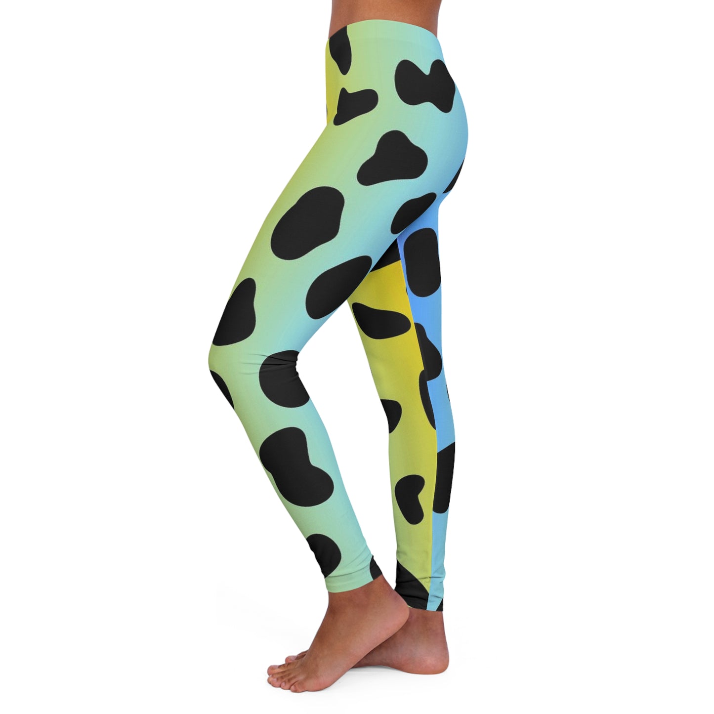 Jaguar colorido - Leggings de spandex para mujer Inovax