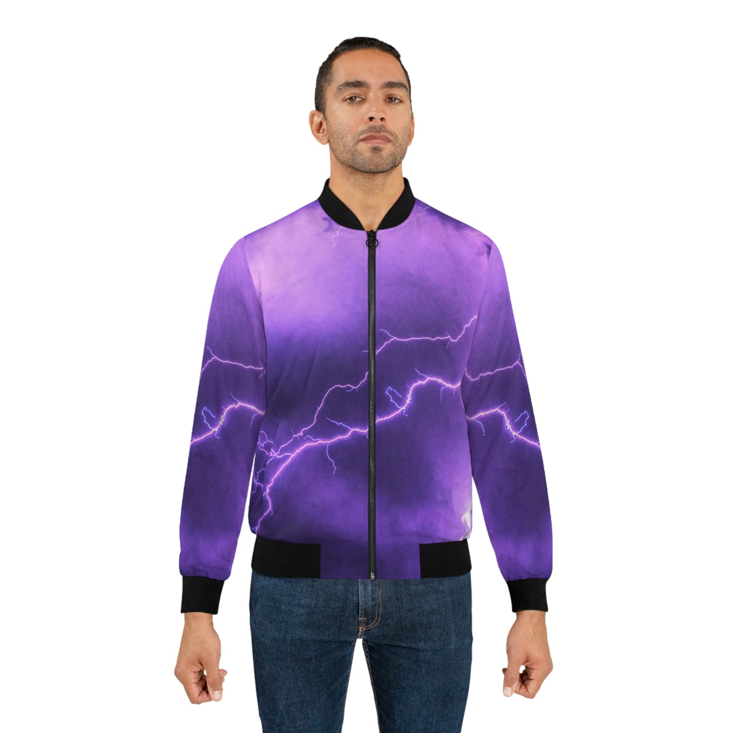 Electric Thunder - Inovax Men's Bomber Jacket