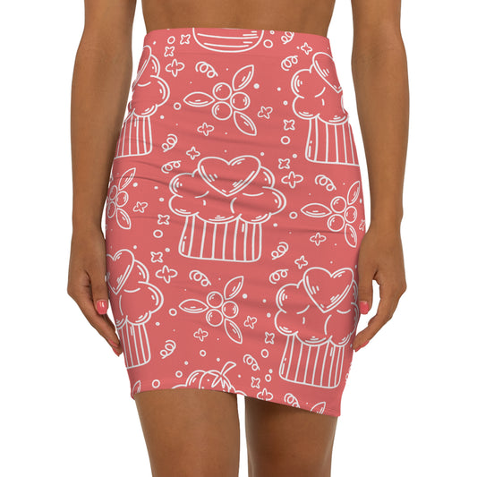 Minifalda Doodle Pancake - Inovax para mujer