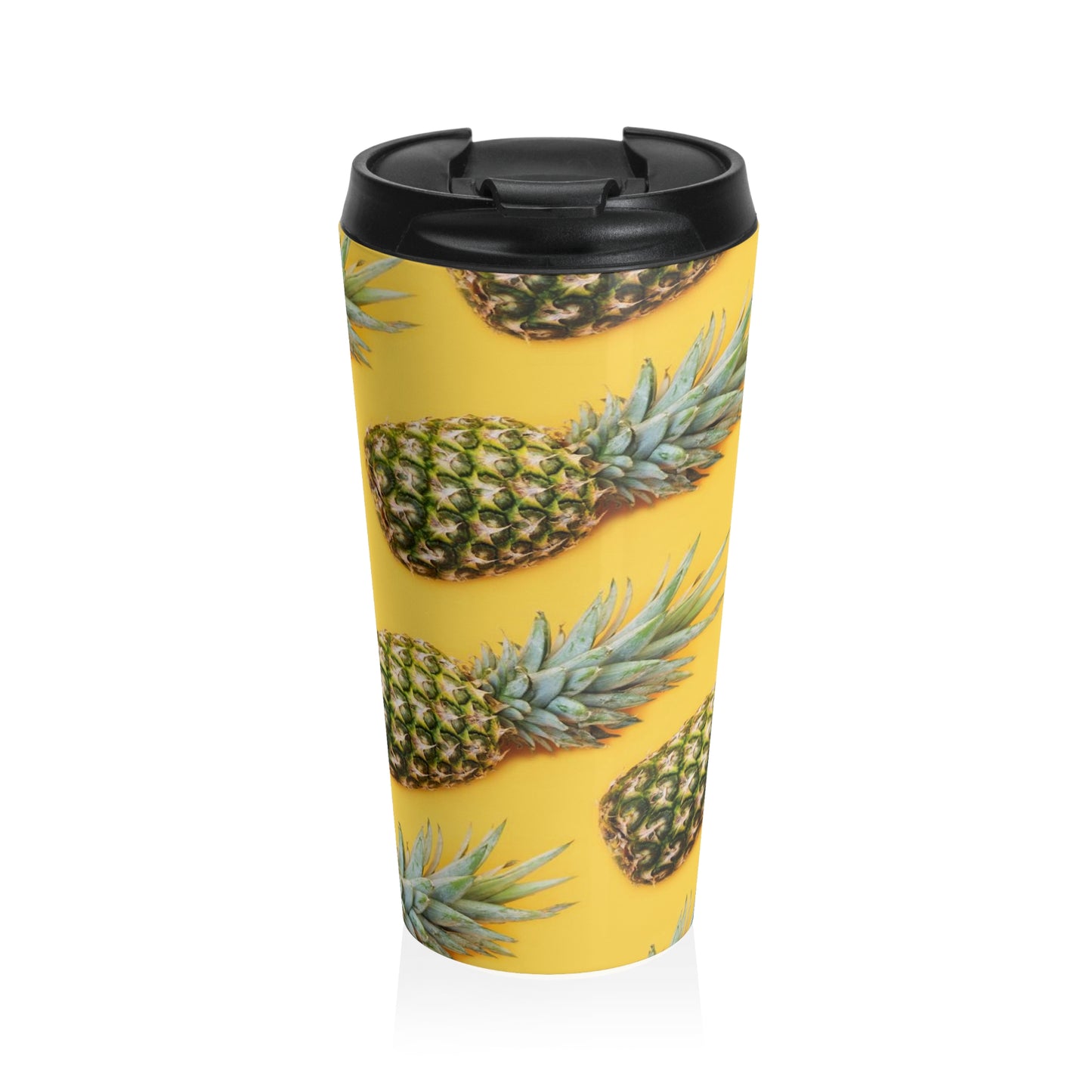 Piña - Taza de viaje de acero inoxidable Inovax