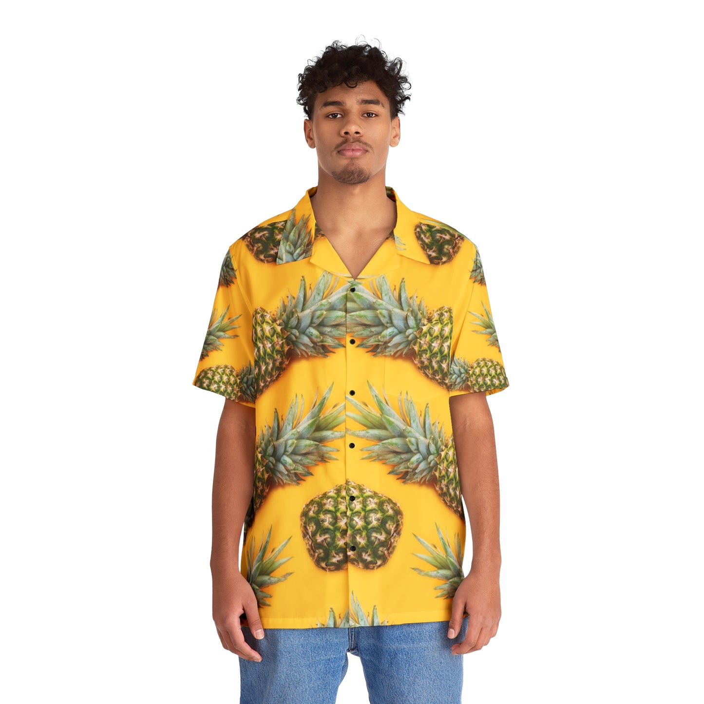 Piña - Camisa hawaiana para hombre Inovax