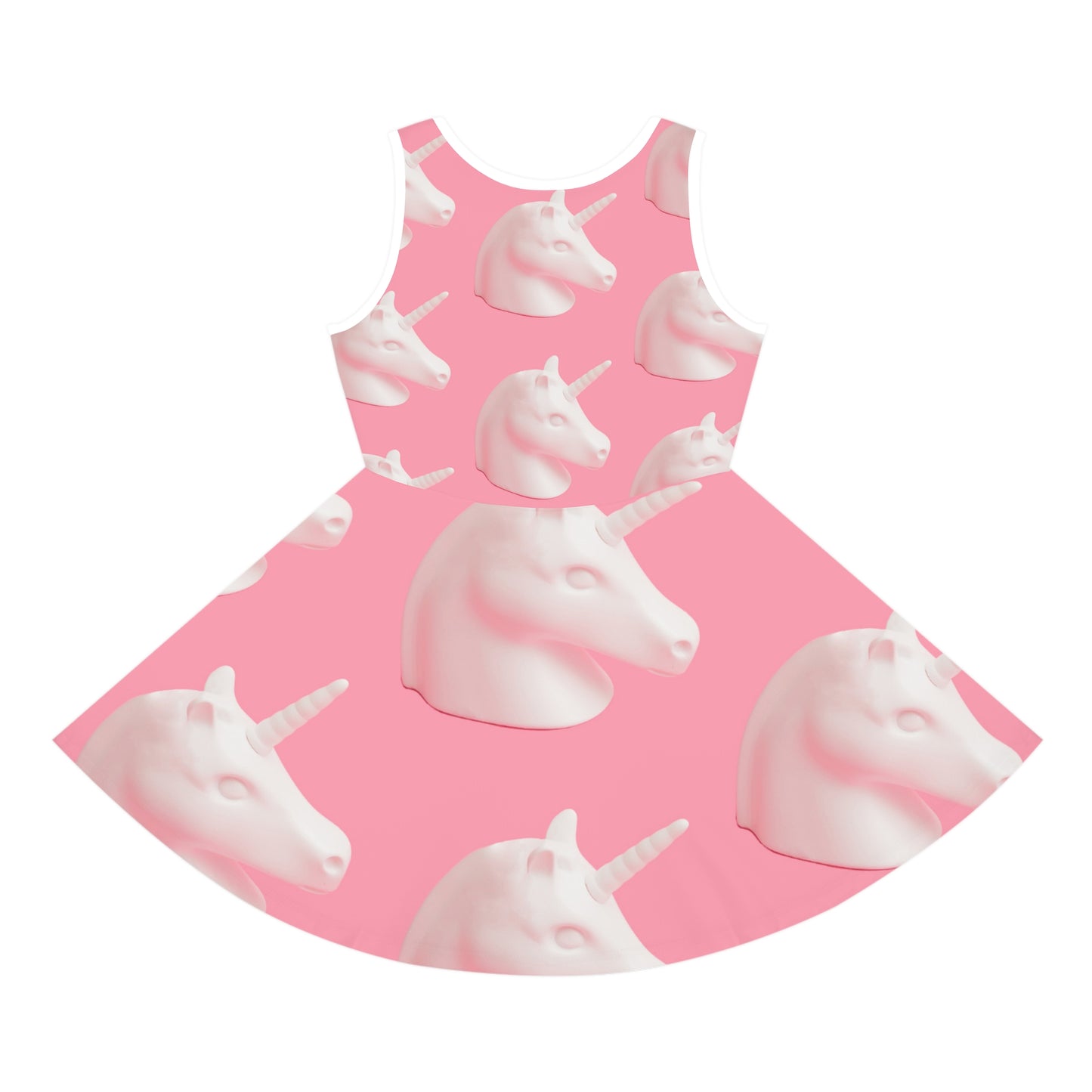 Unicornio - Vestido de verano sin mangas para niña Inovax