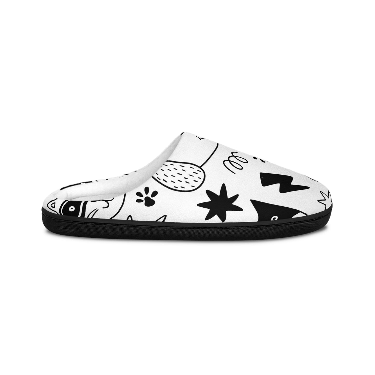 Doodle Dogs & Cats - Inovax Women's Indoor Slippers