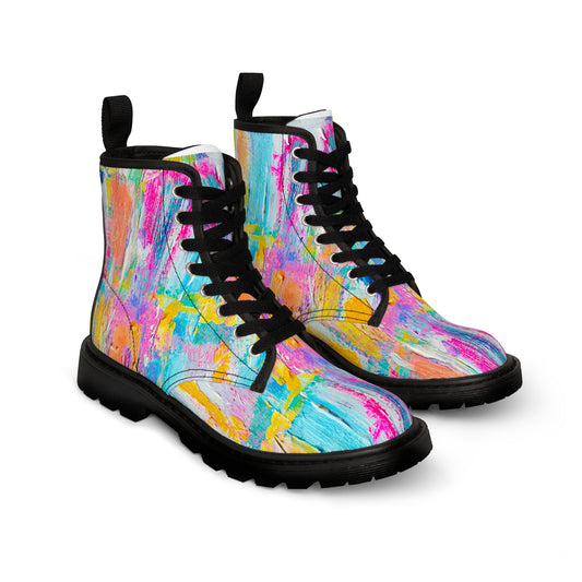 Pastel Colors - Inovax Men's Canvas Boots