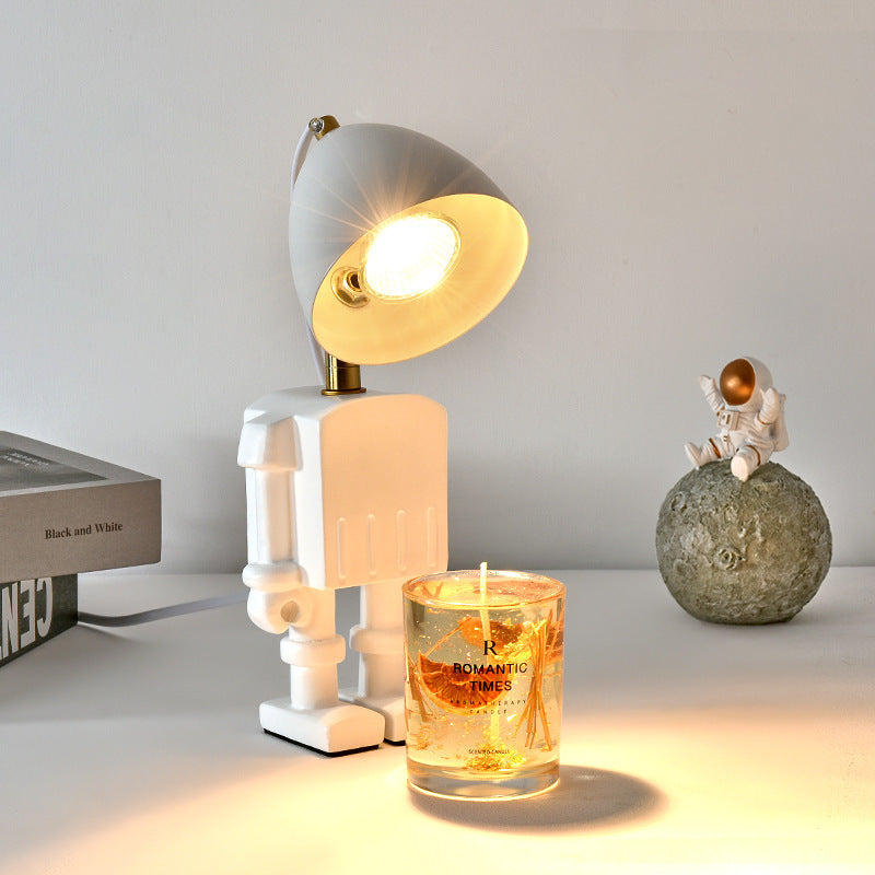 Lampe à cire d'aromathérapie robot, lampe de Table à parfum Simple