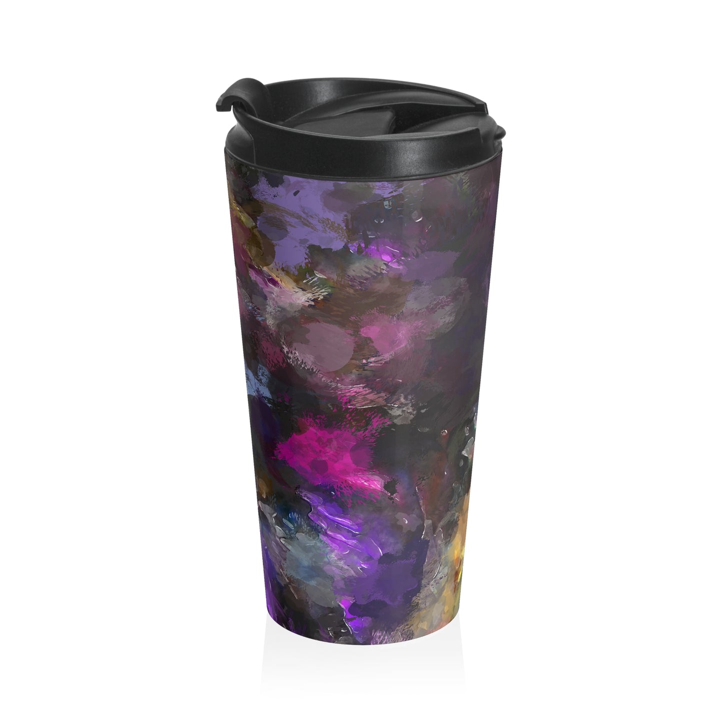 Purple Painting - Inovax Stainless Steel Travel Mug