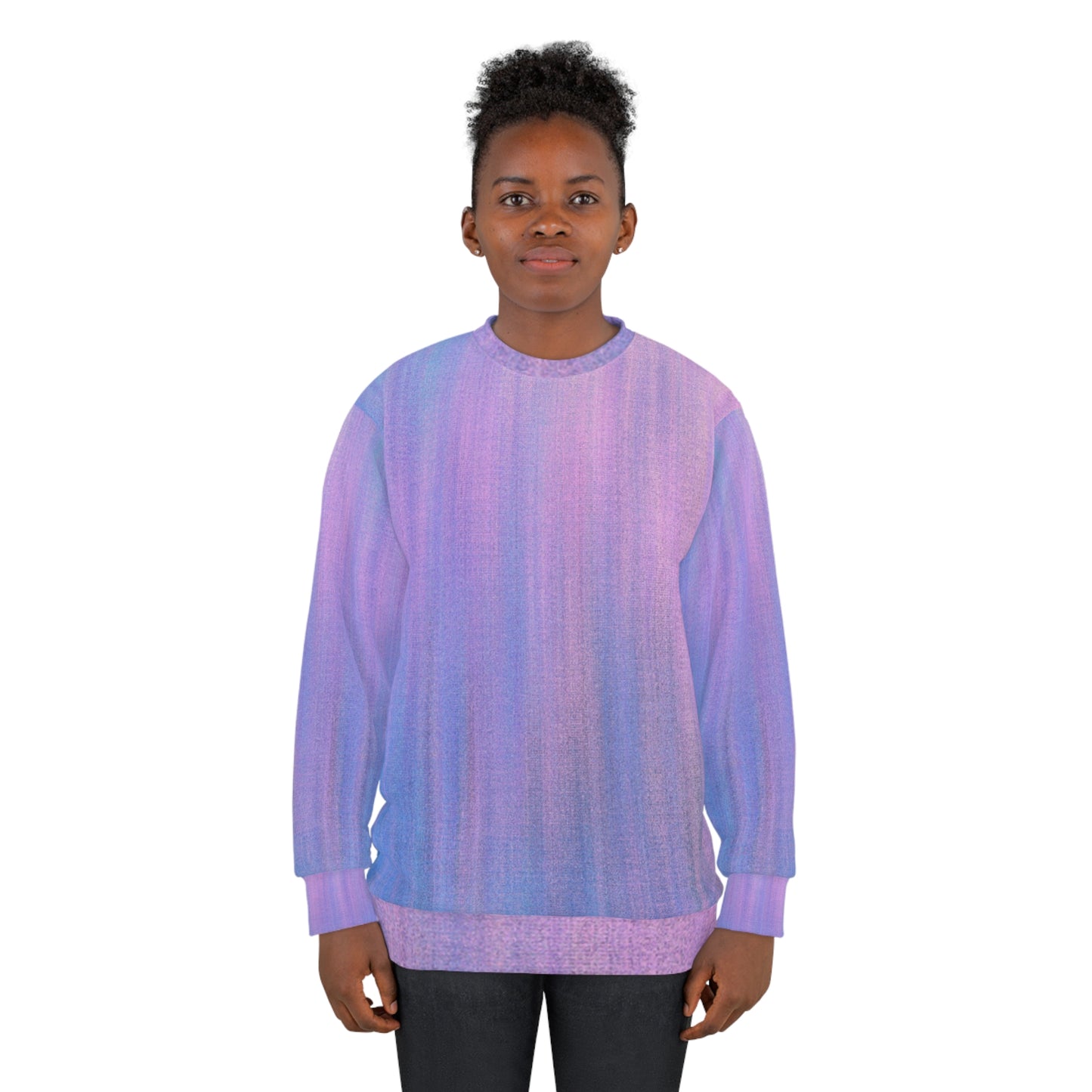 Bleu &amp; Violet Métallisé - Sweat-shirt unisexe Inovax