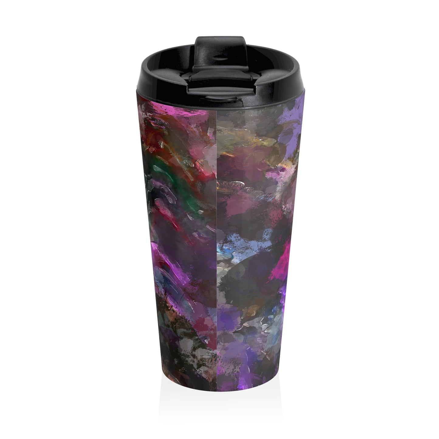 Purple Painting - Inovax Stainless Steel Travel Mug