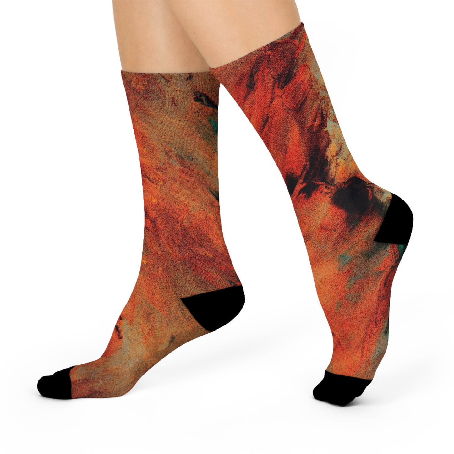 Orange fluo - Inovax Cushioned Crew Chaussettes