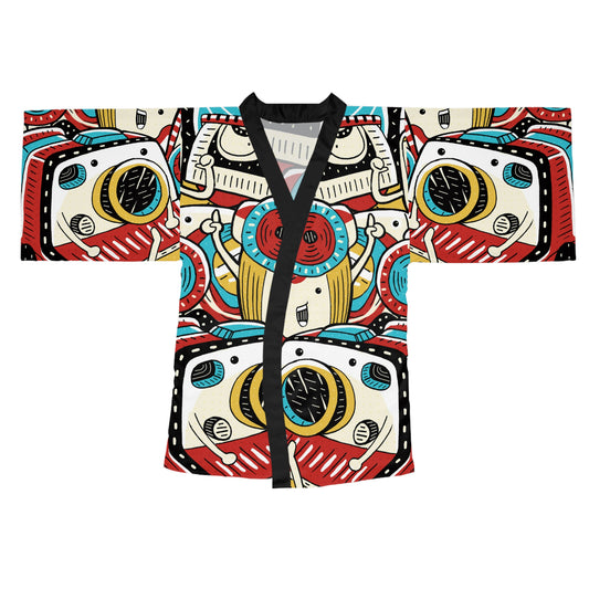 Doodle Photo Snap - Inovax Long Sleeve Kimono Robe