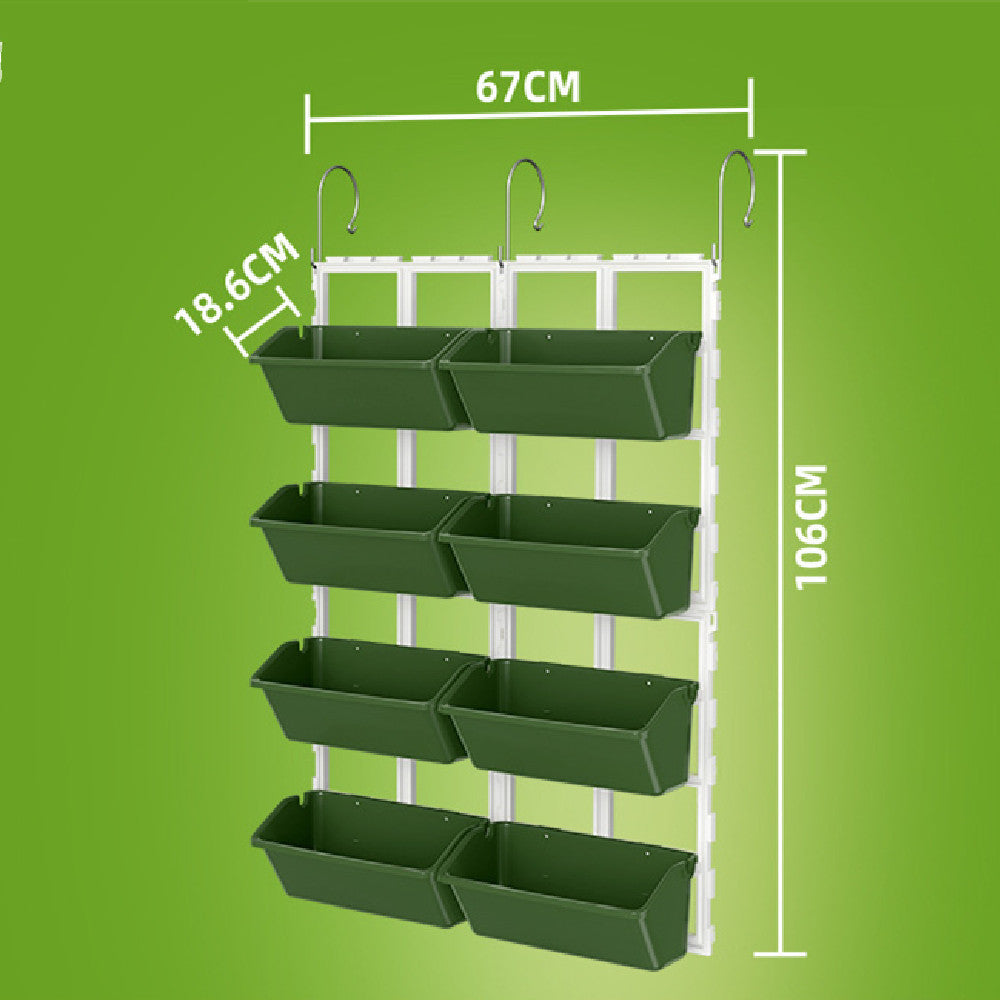 Balcony Planting Basin Hanging Jardiniere Combination Rectangular