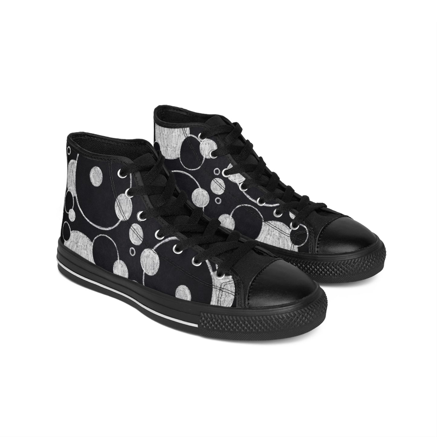 Black Dots - Inovax Women's Classic Sneakers