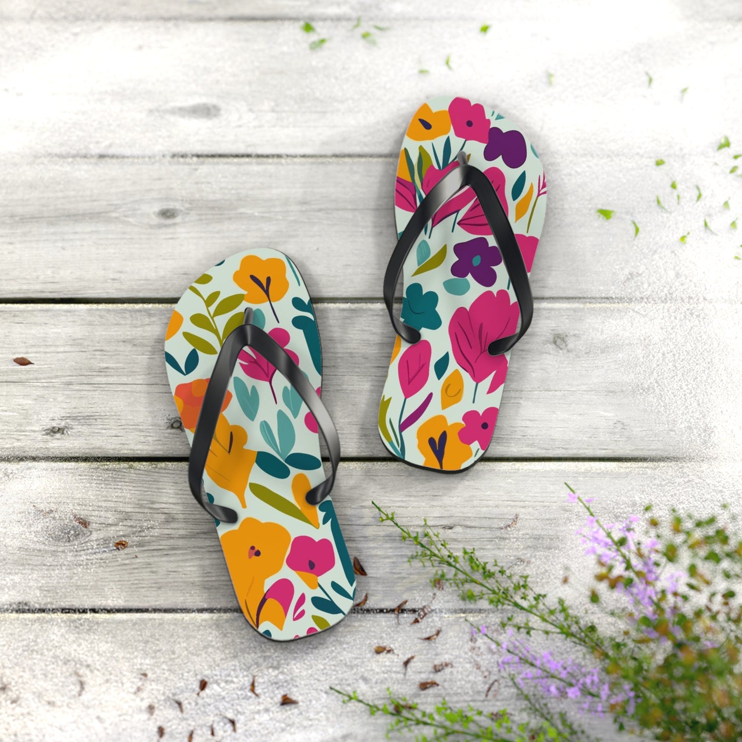 Light flowers - Inovax Flip Flops