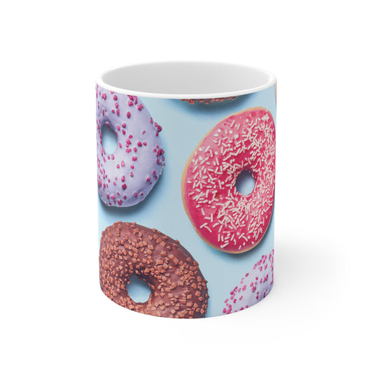 Donuts - Taza de Cerámica Inovax 11oz