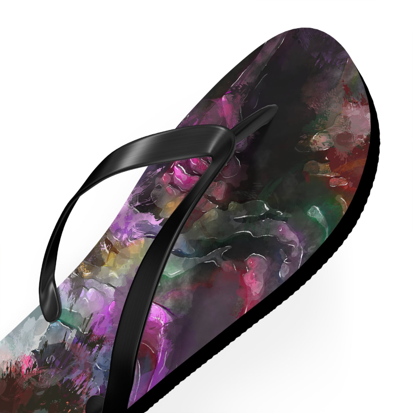 Purple Painting - Inovax Flip Flops