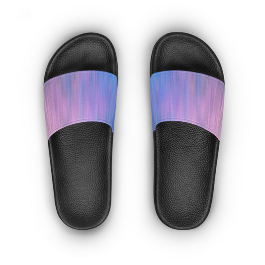 Blue & Purple Metalic - Inovax Women's Slide Sandal