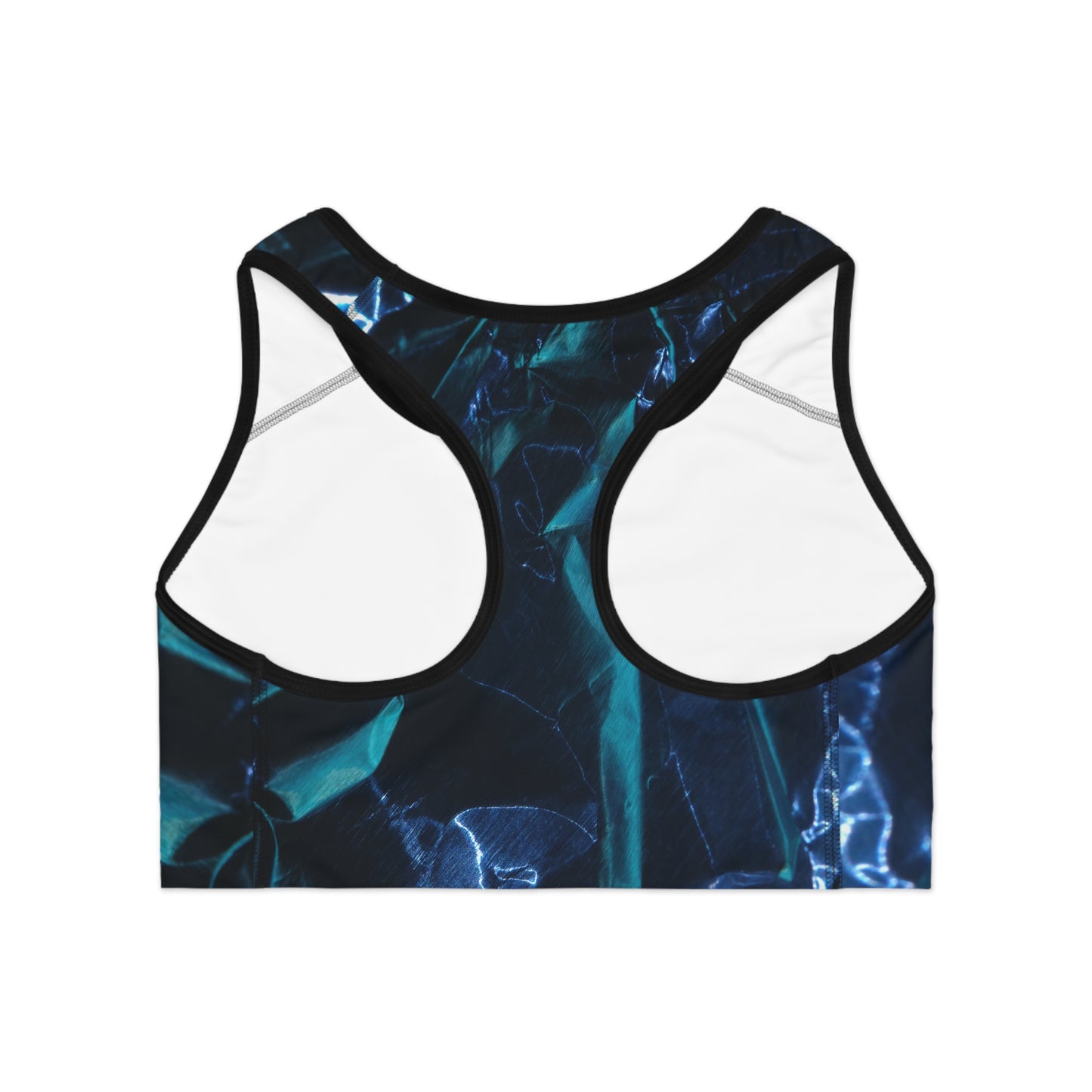 Blue Metalic - Inovax Sports Bra