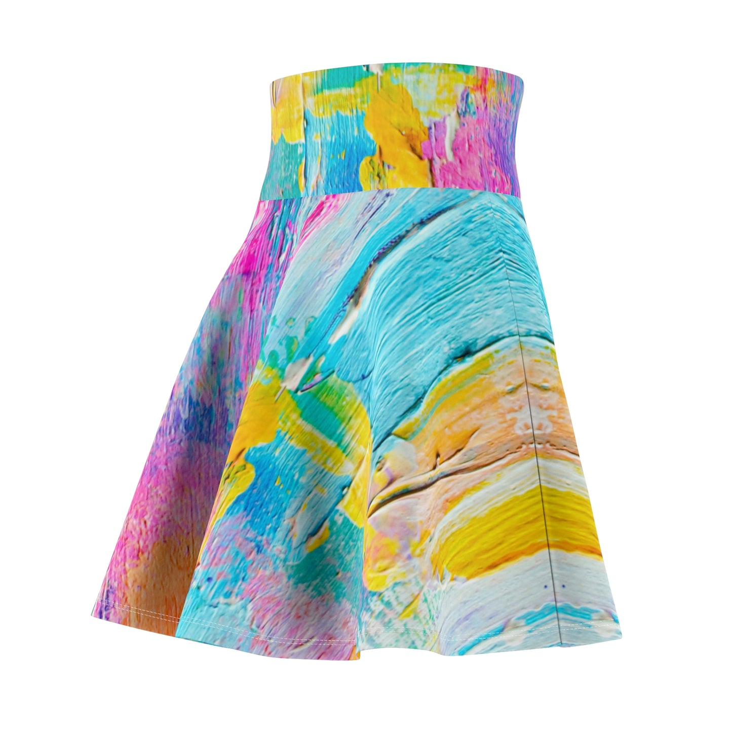 Pastel Colors - Inovax Woman's Skater Skirt