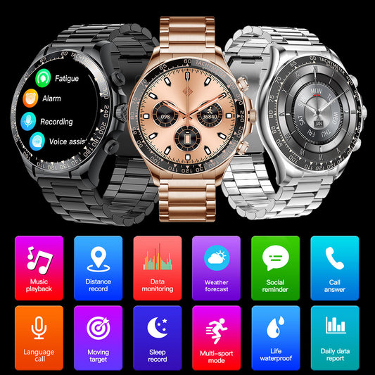 Reloj inteligente con pantalla redonda EX108 Llamadas Bluetooth