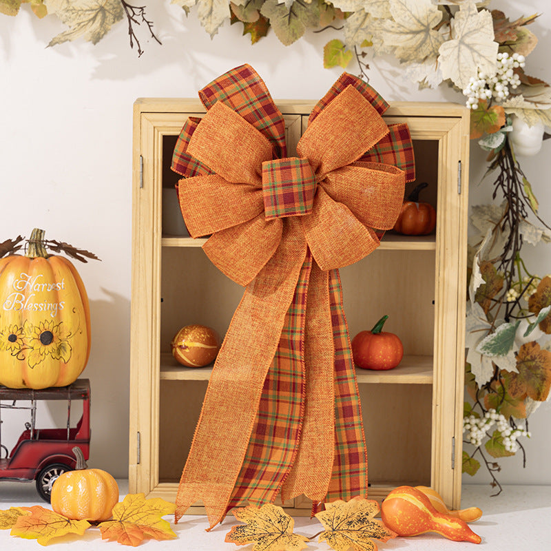 Fournitures de décoration pour Thanksgiving Front intérieur avec pendentif Saison des récoltes