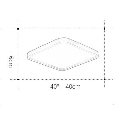 Luz de techo Led Simple moderna, luz de estudio nórdica, luz de dormitorio principal para habitación