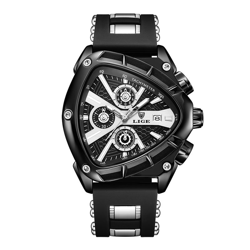 Reloj con calendario luminoso multiimpermeable para hombre Polygon