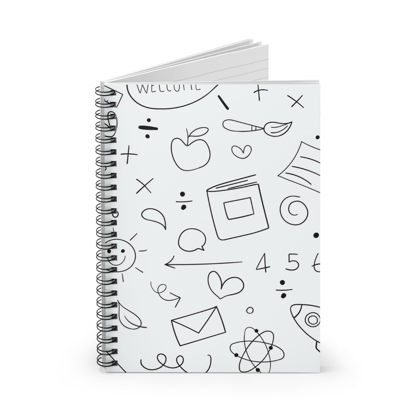 Dooddle - Inovax Spiral Notebook (Ruled Line)