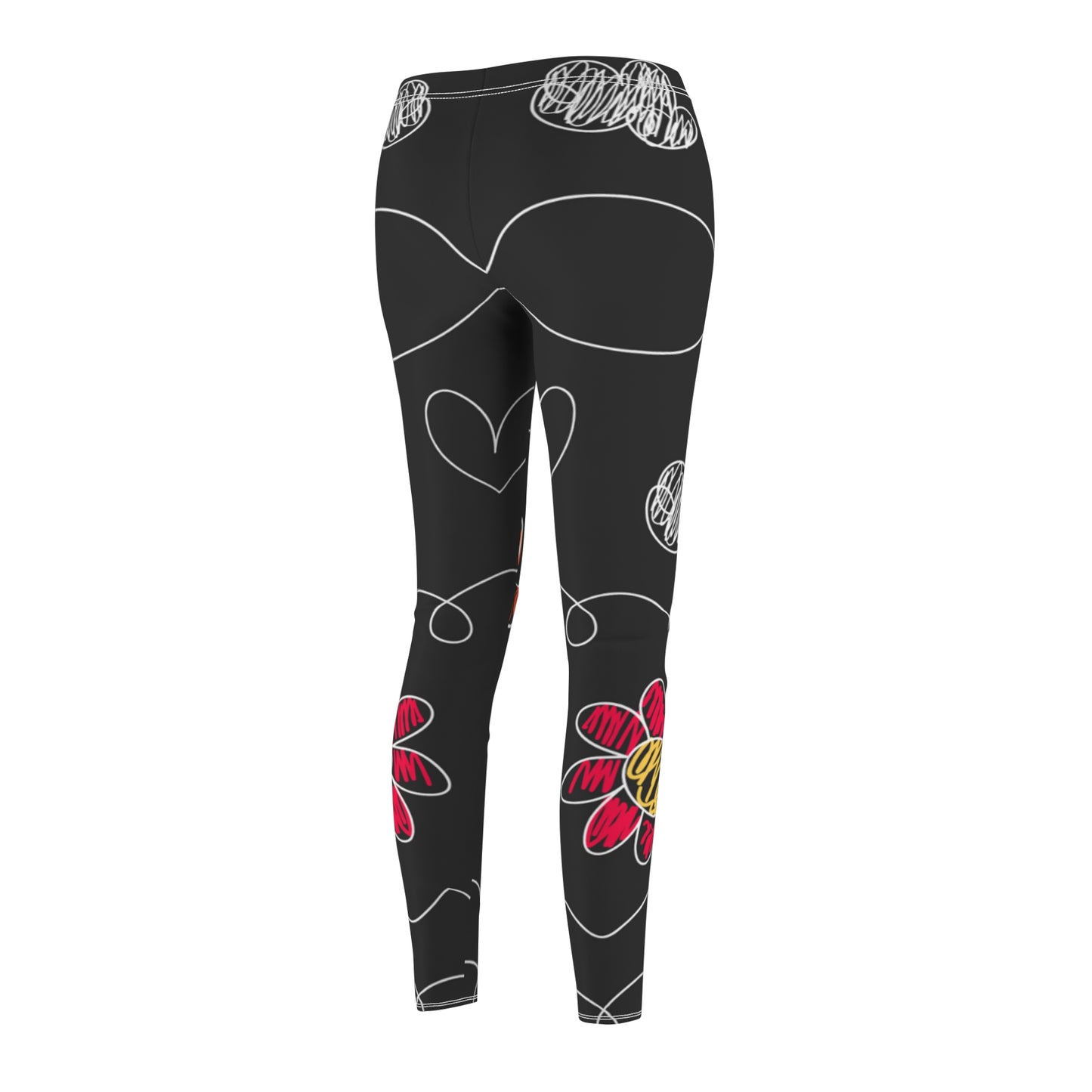 Kids Doodle Playground - Leggings casuales de corte y costura para mujer Inovax