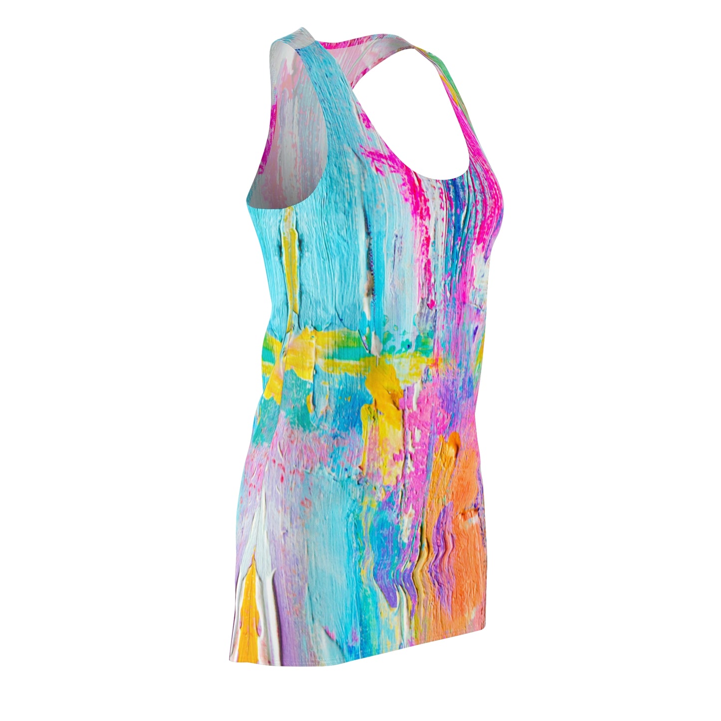 Pastel Colors - Inovax Women's Cut & Sew Racerback Dress