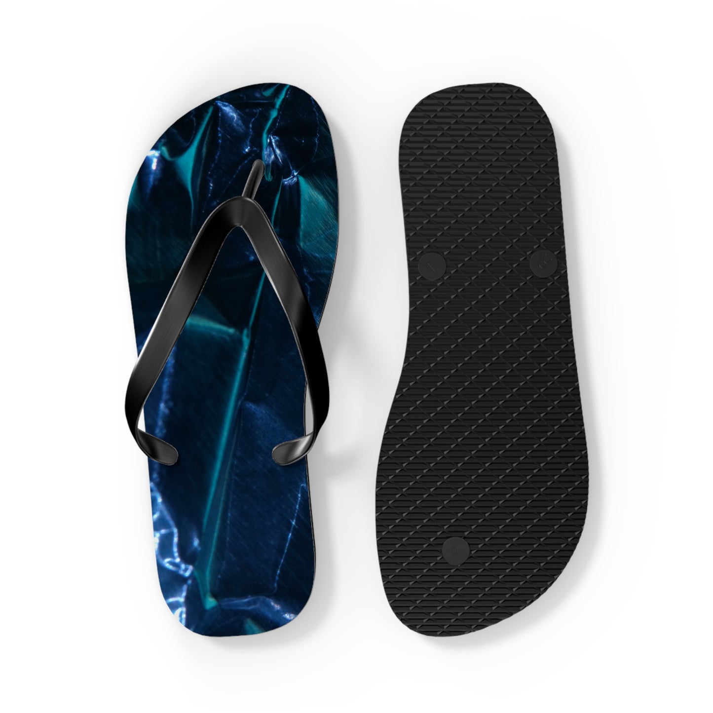 Blue Metalic - Inovax Flip Flops