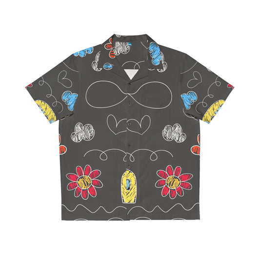 Aire de jeux pour enfants Doodle - Chemise hawaïenne pour hommes Inovax