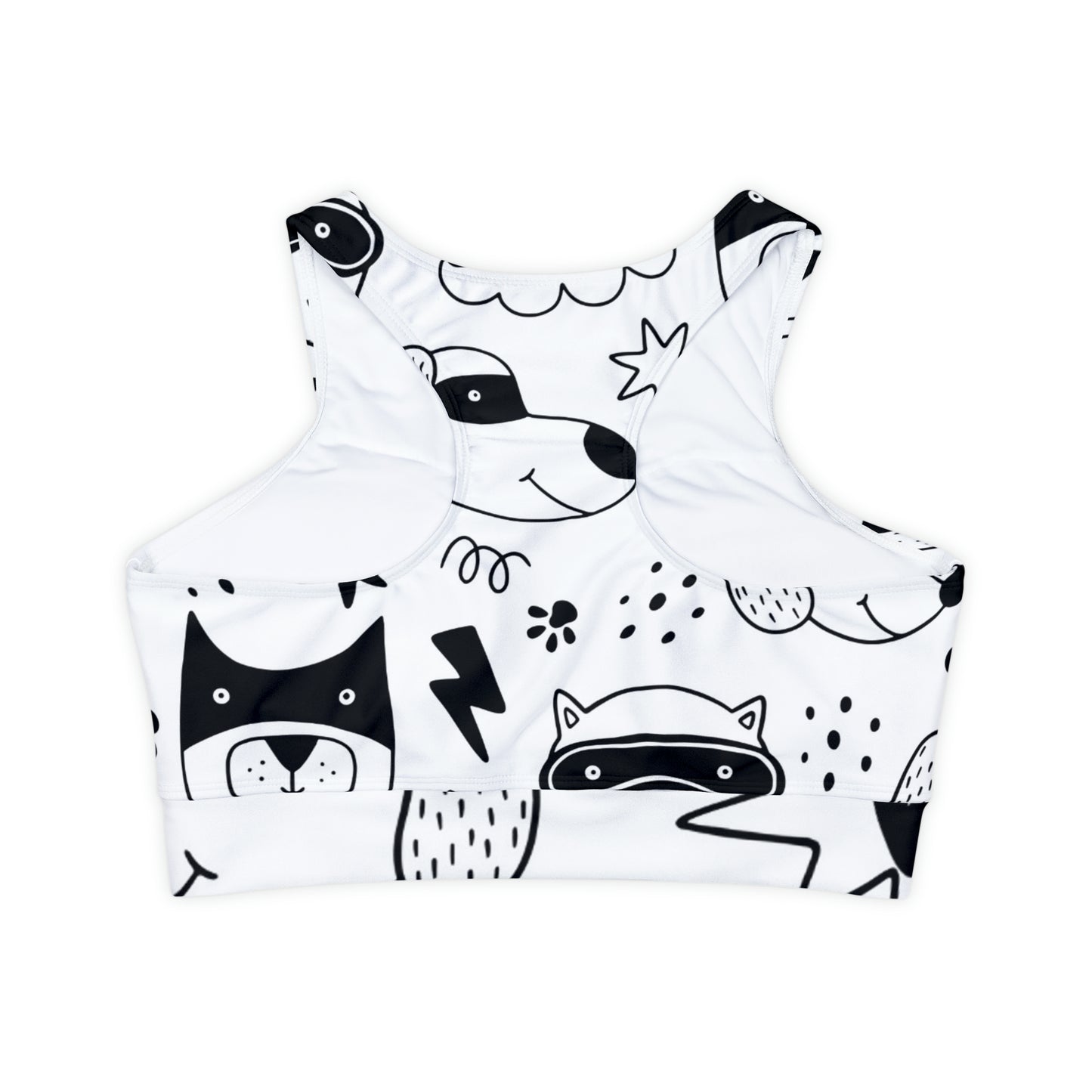 Doodle Dogs & Cats - Inovax Padded Sports Bra