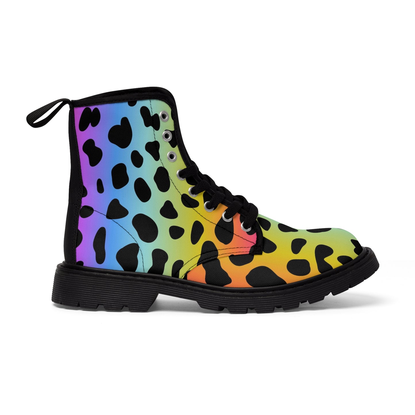 Colorful Jaguar - Inovax Men's Canvas Boots