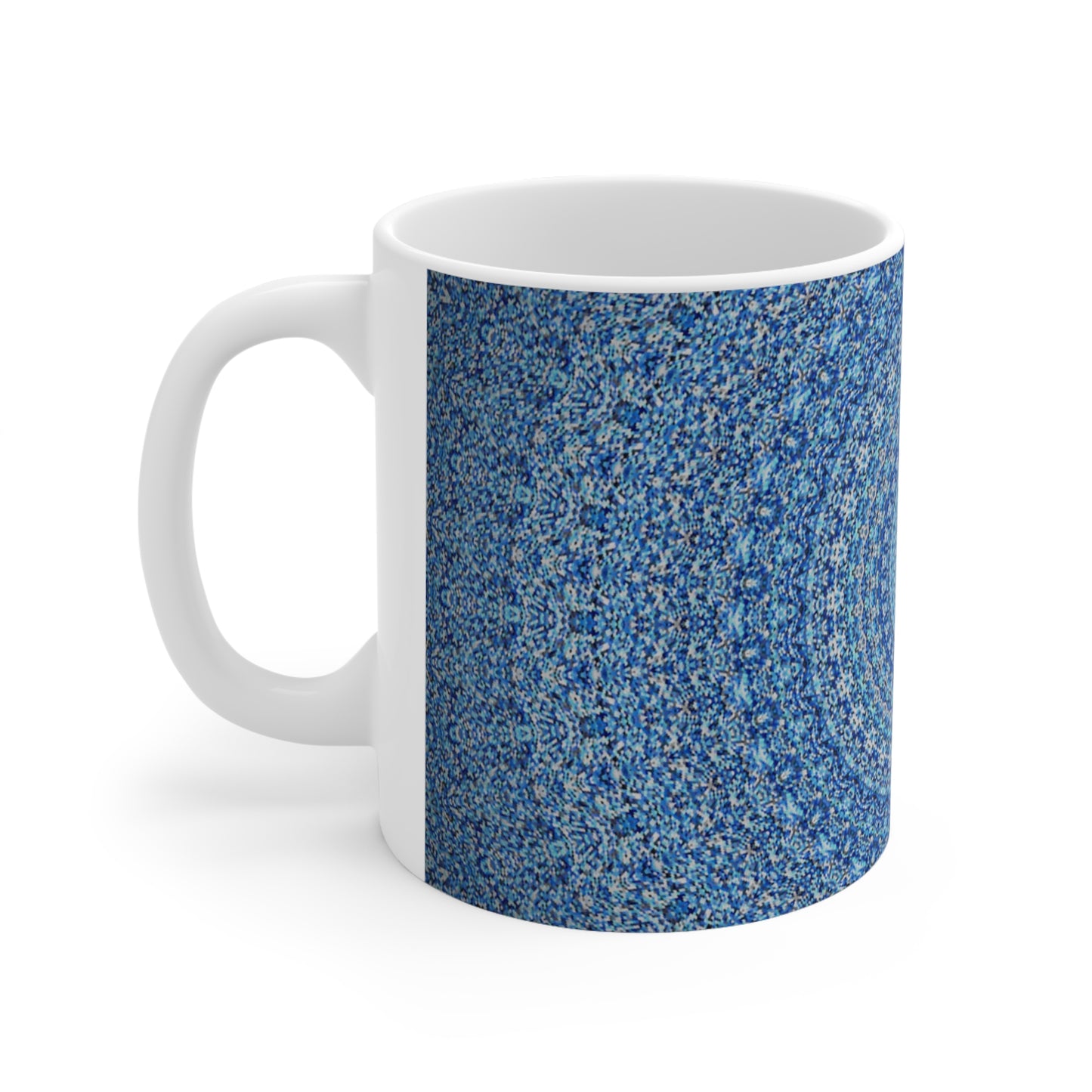 Mandala Bleu - Tasse en céramique Inovax 11oz