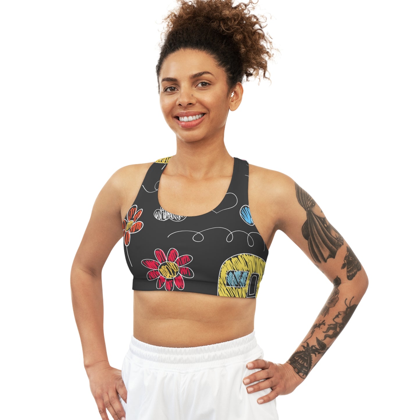 Aire de jeux pour enfants Doodle - Soutien-gorge de sport sans couture Inovax