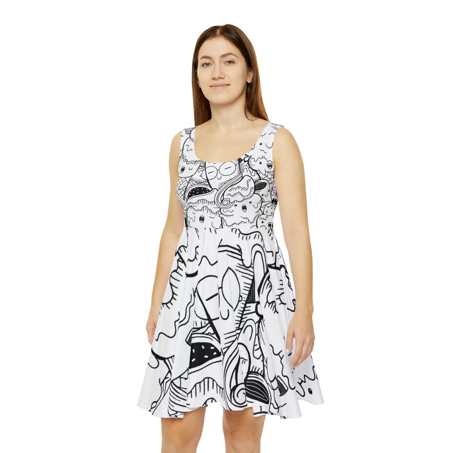 Doodle Icecream - Robe patineuse Inovax pour femmes