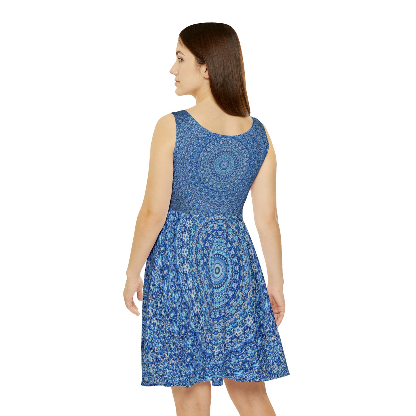 Blue Mandala - Inovax Women's Skater Dress