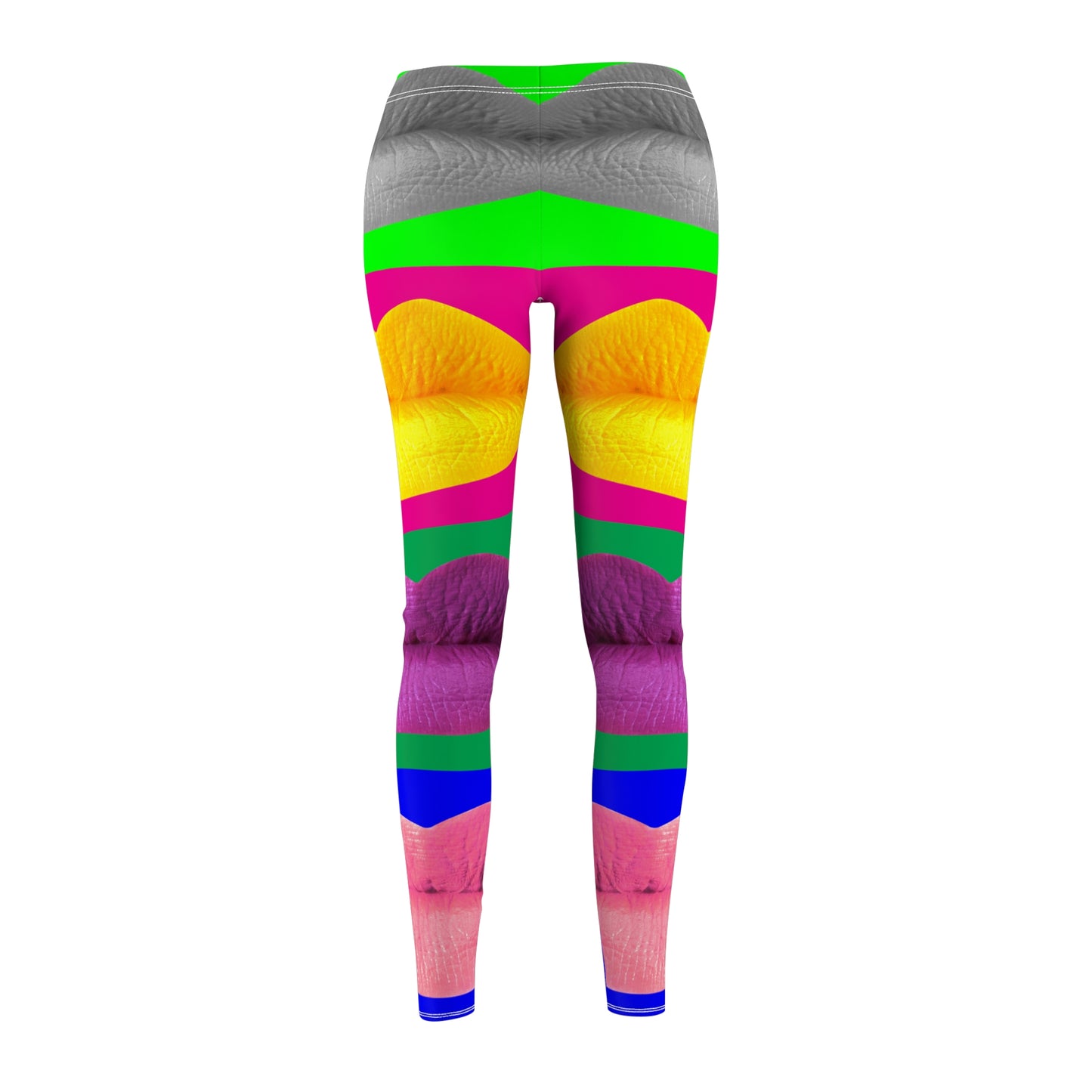 Pop Mouth - Leggings casuales de corte y costura Inovax para mujer