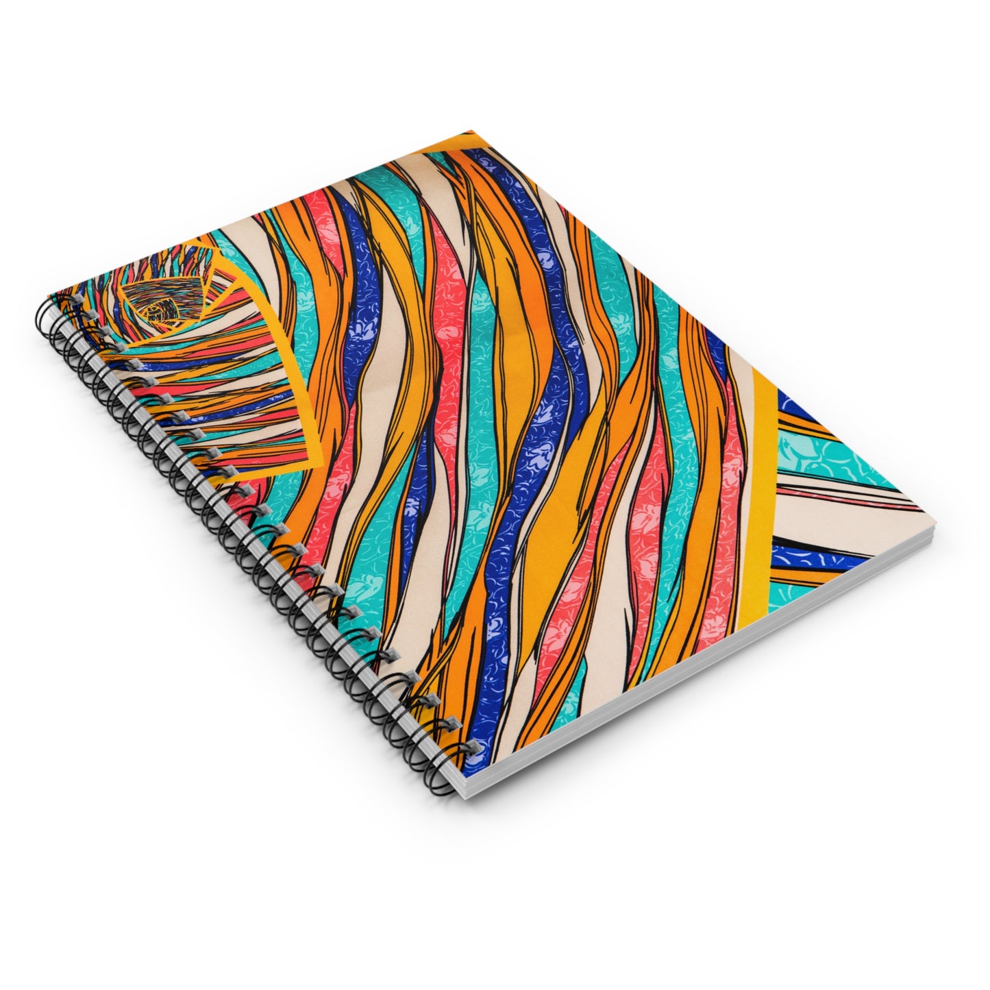 Color Brushstroke - Inovax Spiral Notebook (Ruled Line)