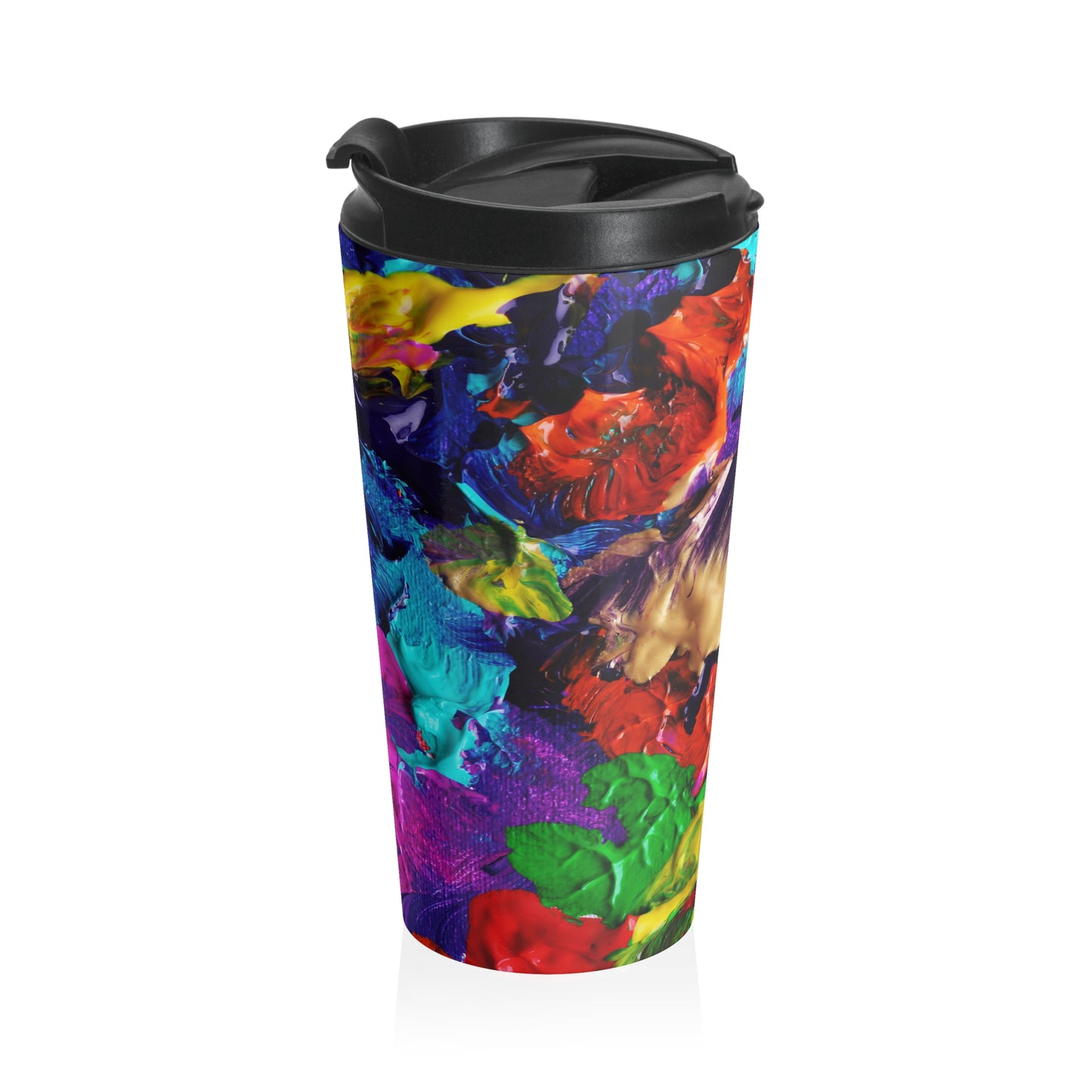 Peintures en couleurs - Tasse de voyage en acier inoxydable Inovax