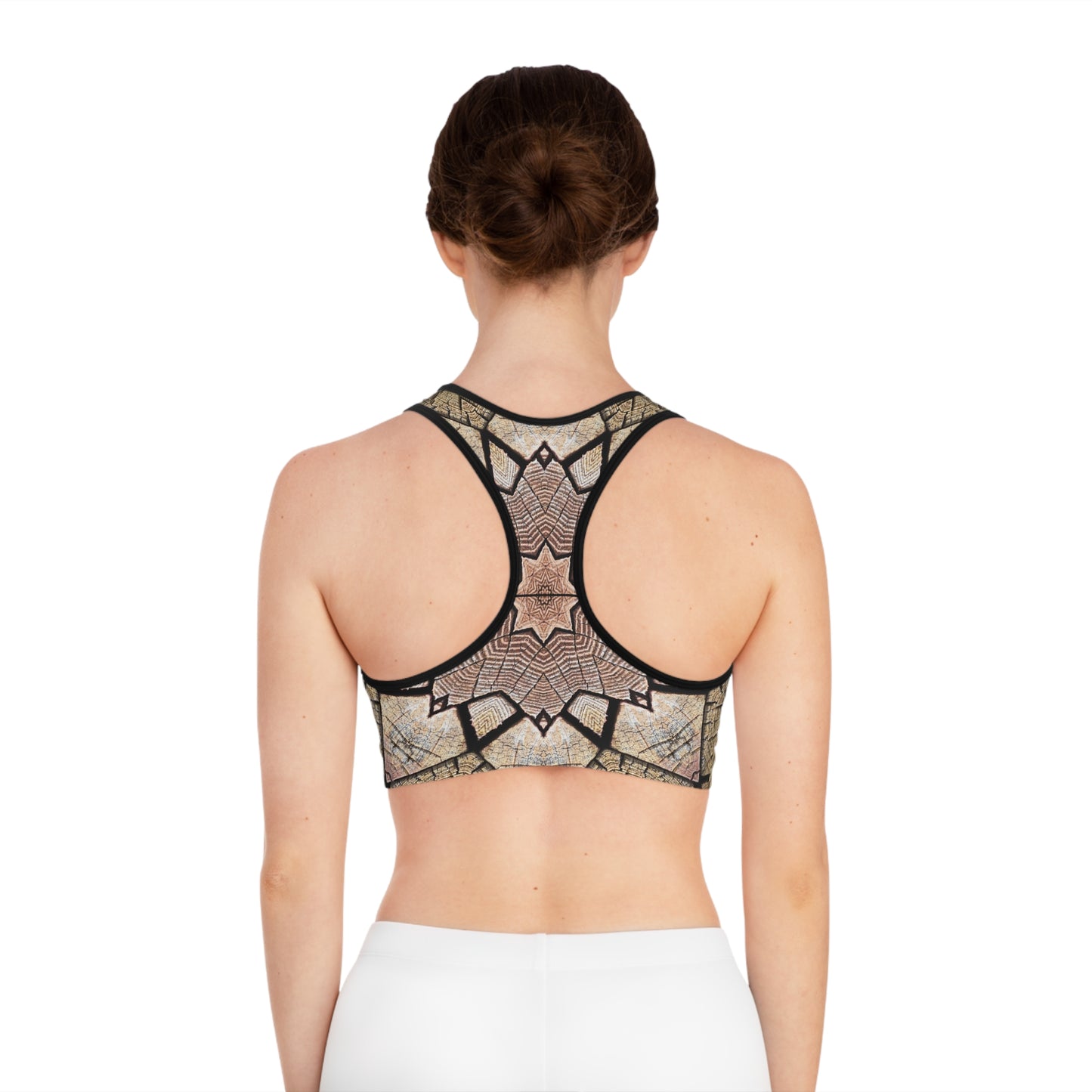 Brown Mandala - Inovax Sports Bra