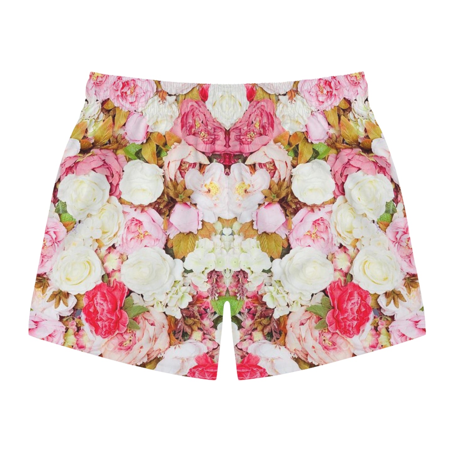 Pink Flowers - Inovax Swim Trunks