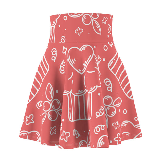 Doodle Pancake - Inovax Woman's Skater Skirt