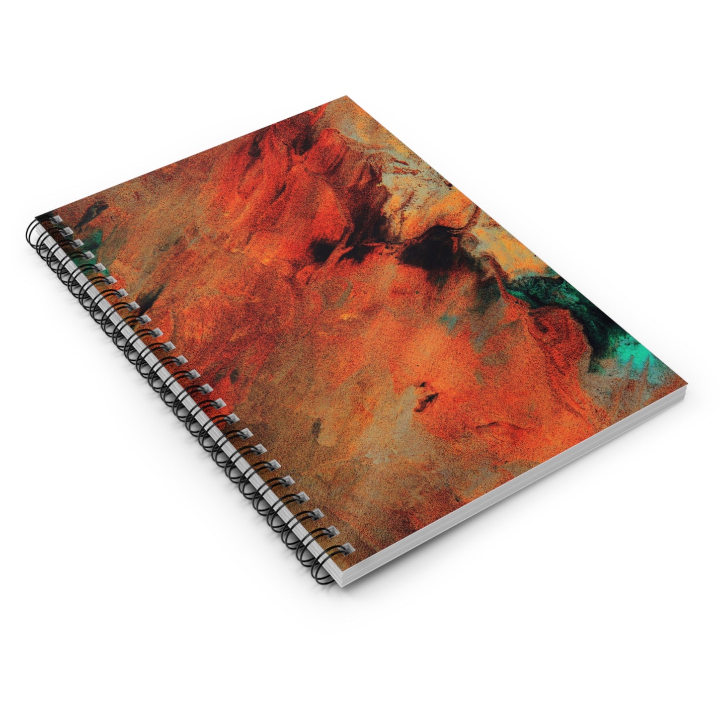 Orange flush - Inovax Spiral Notebook (Ruled Line)