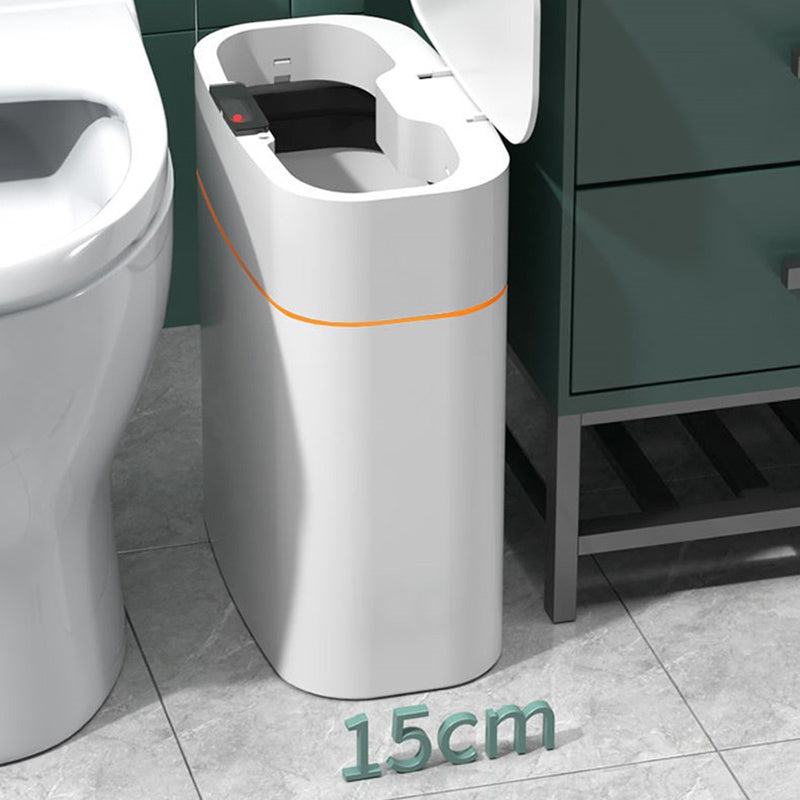 Poubelle intelligente avec couvercle pour chambre à coucher et salon, boîte de rangement de cuisine, poubelle à induction, petite boîte de voiture, poubelle intelligente automatique Smart Trash Bin