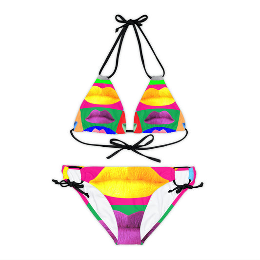 Pop Mouth - Ensemble de bikini à bretelles Inovax