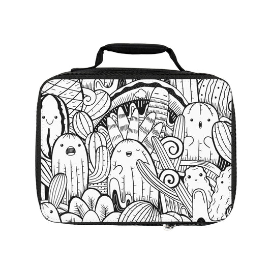 Doodle Cactus - Inovax Lunch Bag
