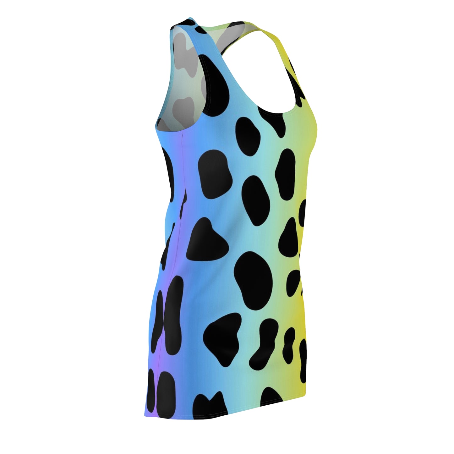 Colorful Jaguar - Inovax Women's Cut & Sew Racerback Dress