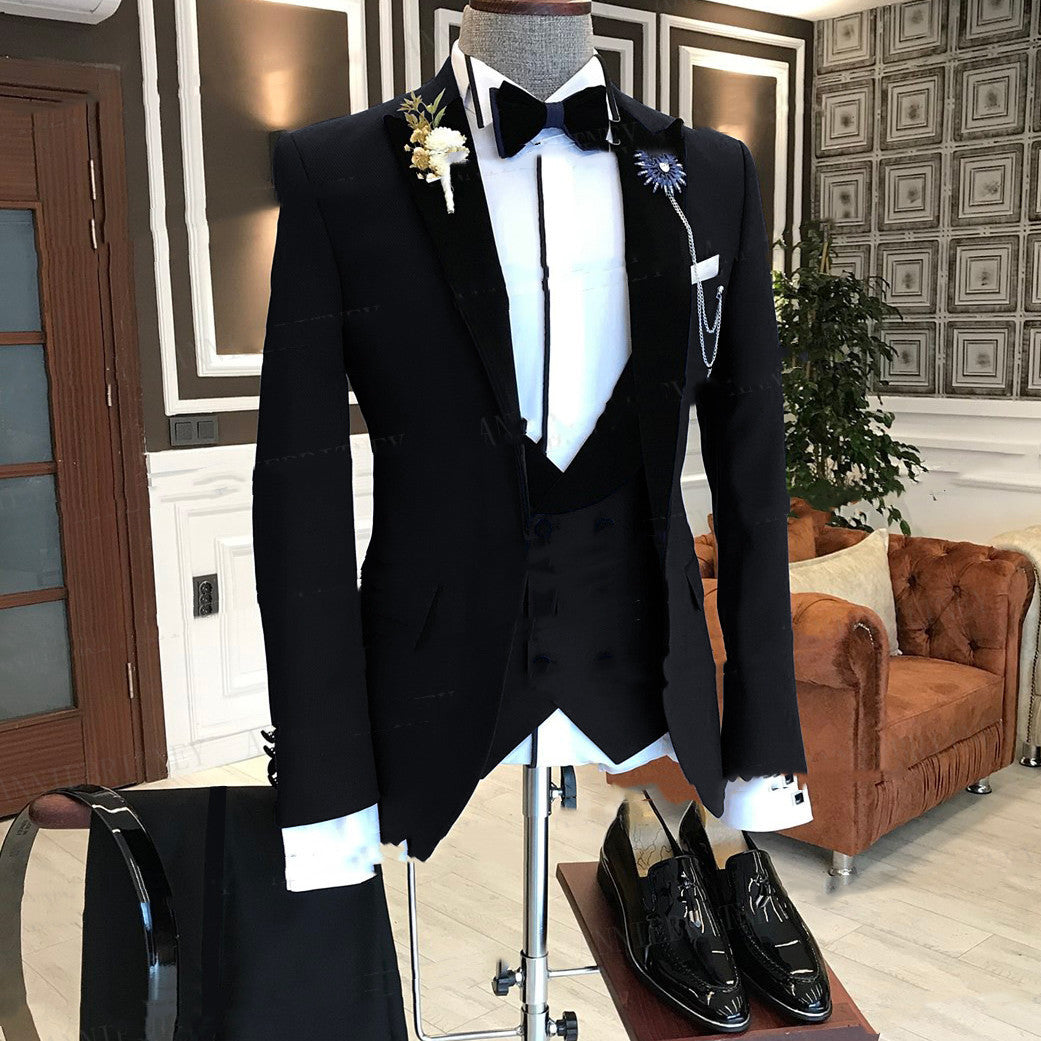 Traje de vestir de boda para hombre de nueva moda