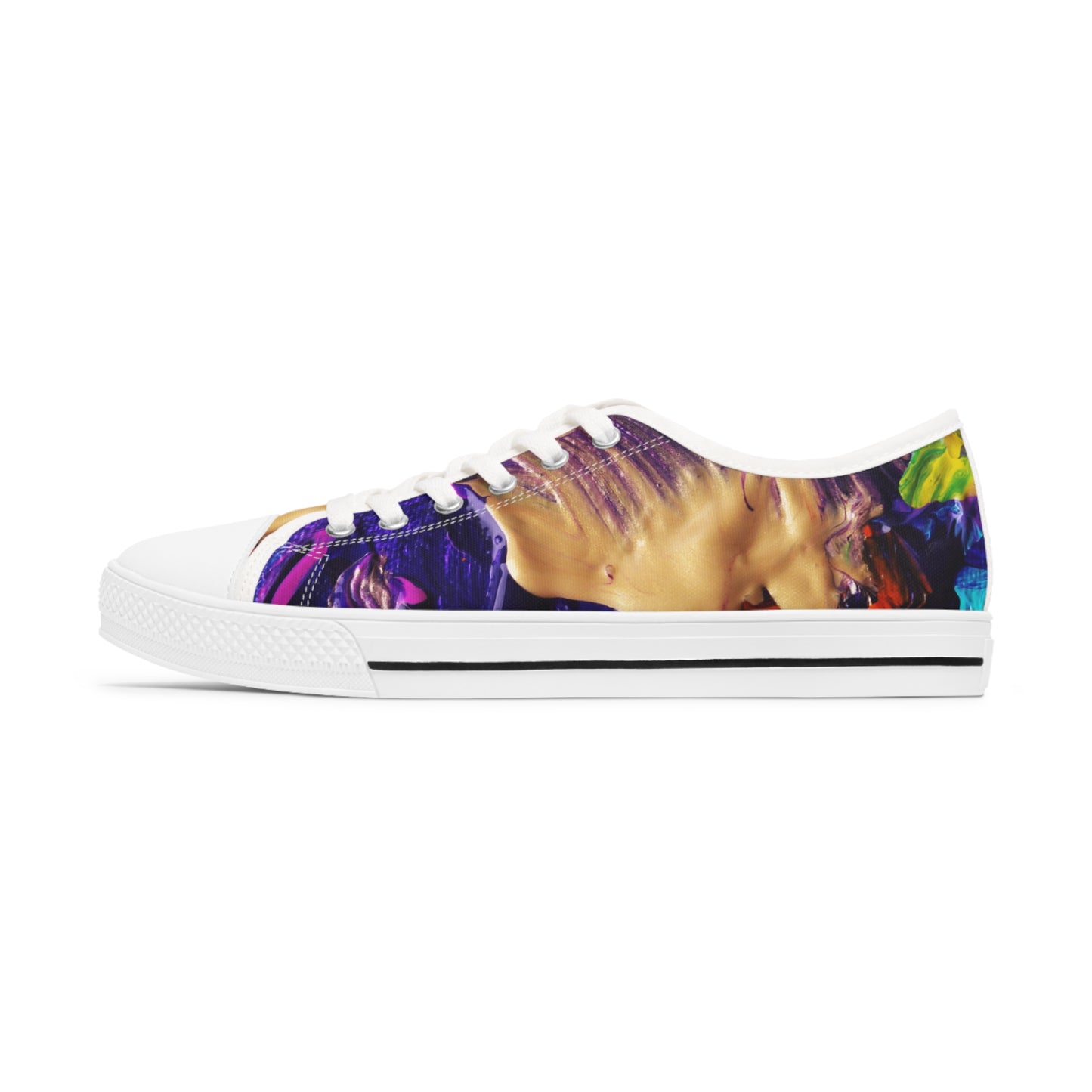 Color Paintings - Inovax Woman's Low Top Sneakers